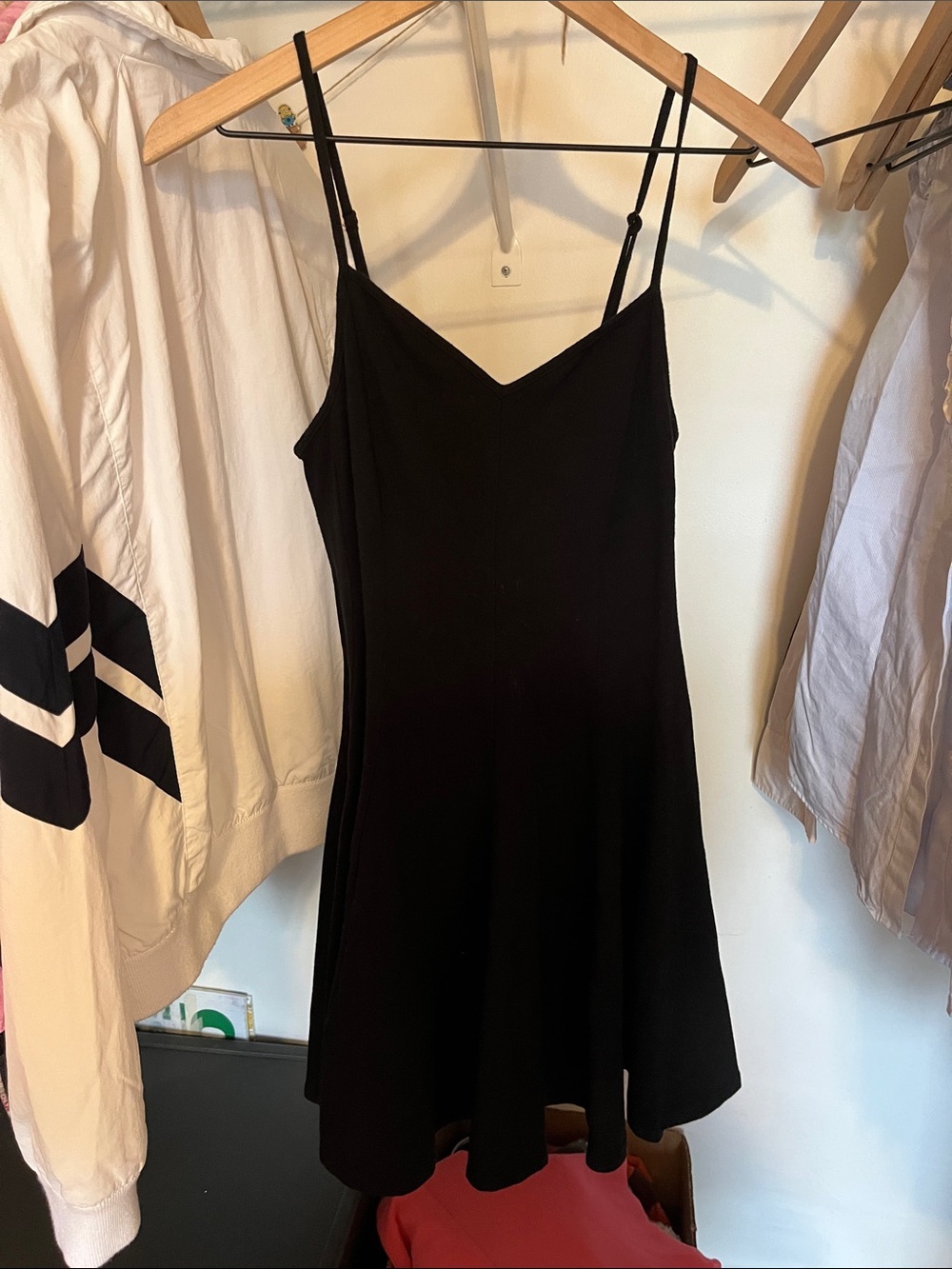 American Eagle Outfitters Black Spaghetti Strap Slip